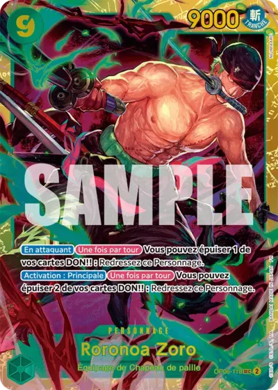 Image de la carte Roronoa Zoro (PRB02)