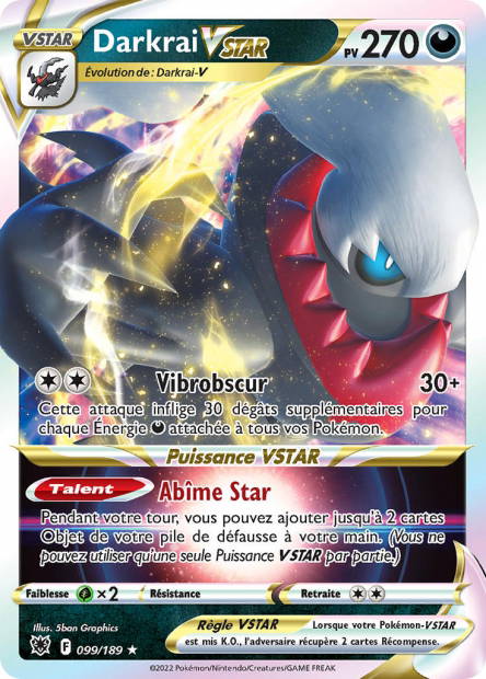 Image de la carte Darkrai VSTAR 99/189