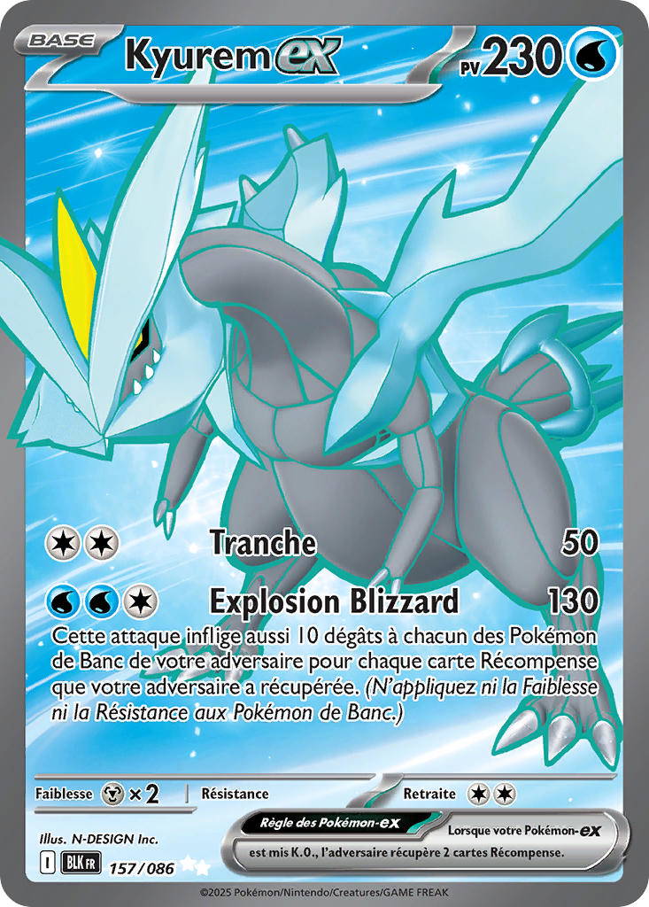 Image de la carte Kyurem ex 157/86
