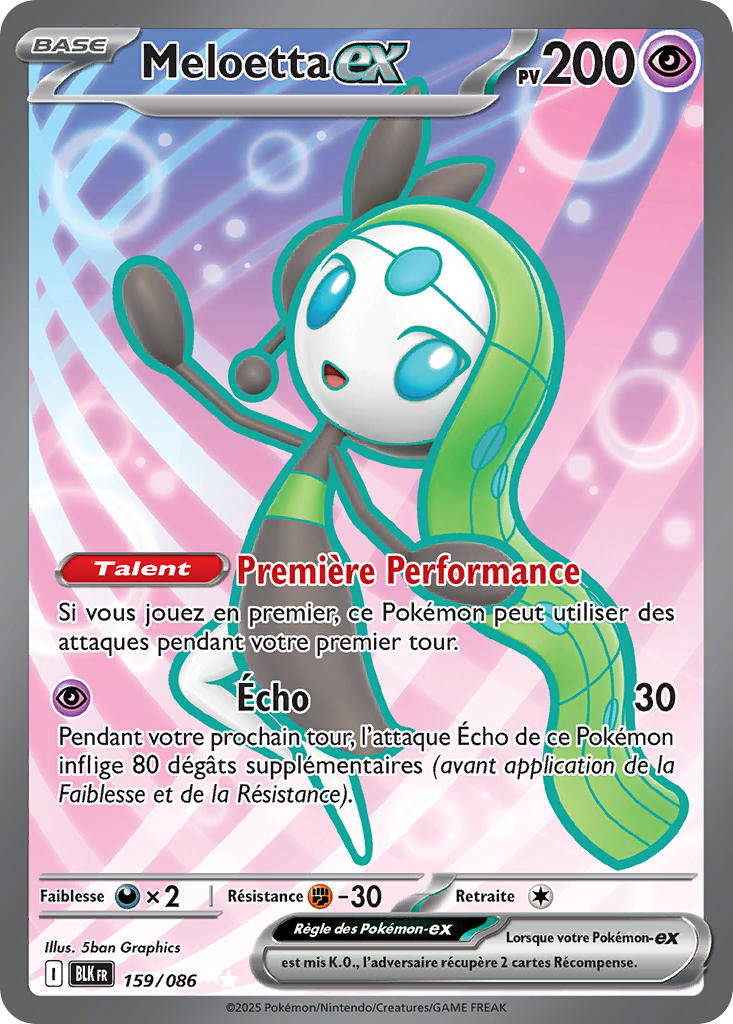 Image de la carte Meloetta ex 159/86