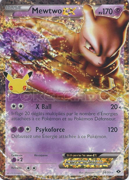 Image de la carte Mewtwo EX 54/99
