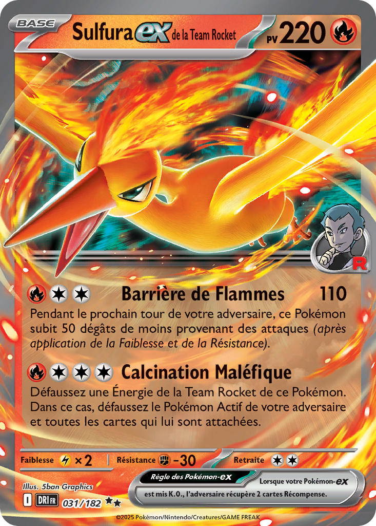 Image de la carte Sulfura ex de la Team Rocket 31/182