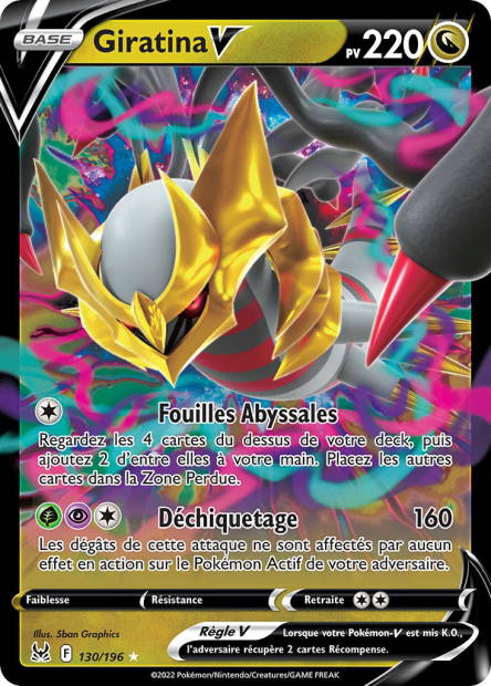 Image de la carte Giratina V 130/196