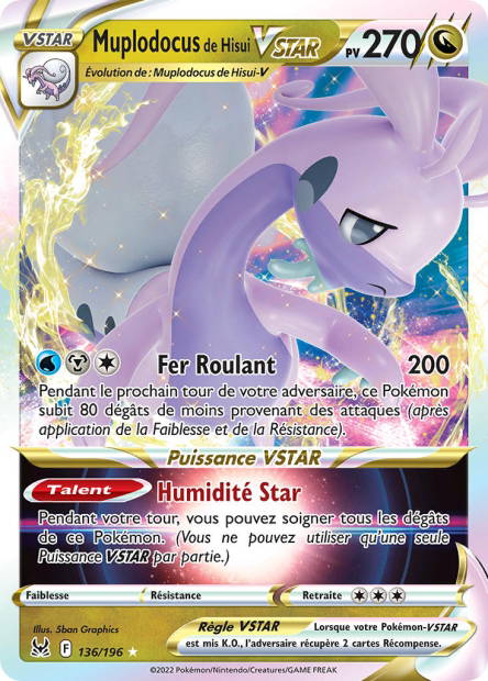 Image de la carte Muplodocus de Hisui VSTAR 136/196