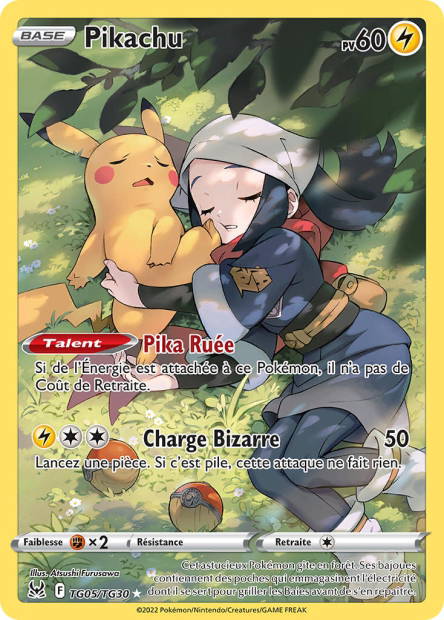 Image de la carte Pikachu TG05