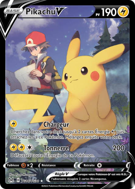 Image de la carte Pikachu V TG16