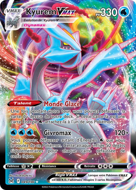 Image de la carte Kyurem VMAX 49/196