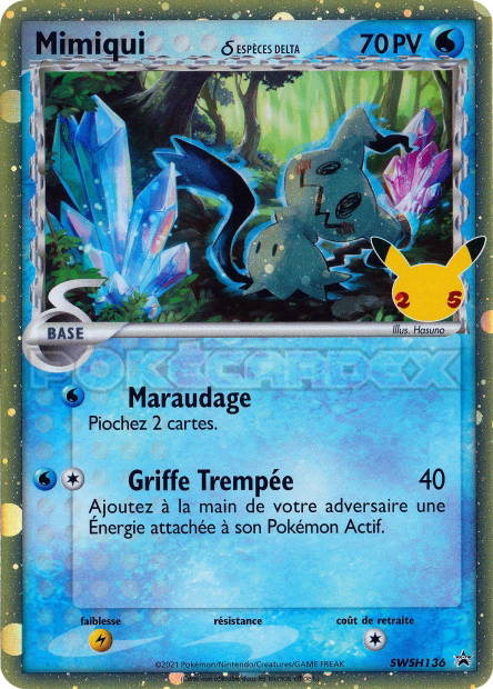 Image de la carte Mimiqui δ Especes Delta SWSH136