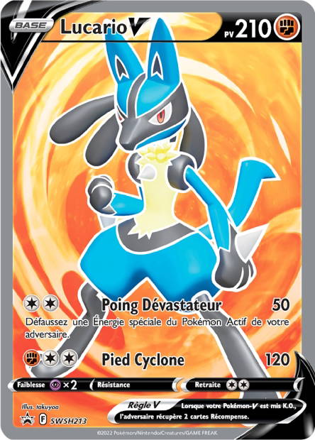 Image de la carte Lucario V SWSH213