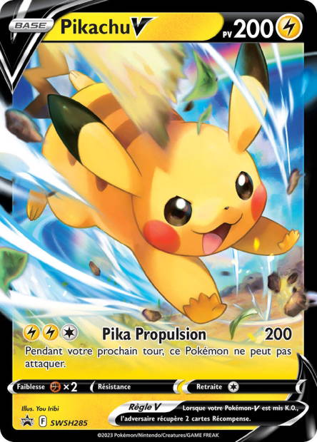 Image de la carte Pikachu V SWSH285