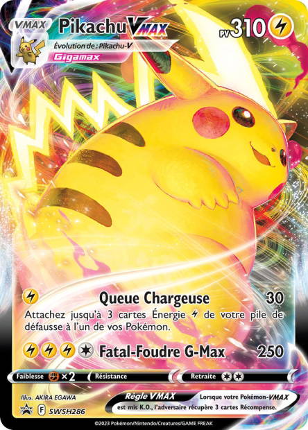 Image de la carte Pikachu VMAX SWSH286