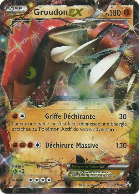 Image de la carte Groudon EX XY42