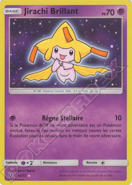 Image de la carte Jirachi Brillant 42/73