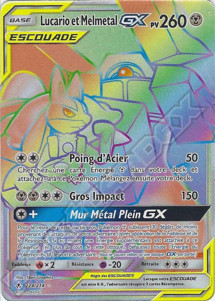 Image de la carte Lucario et Melmetal GX 224/214