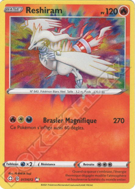 Image de la carte Reshiram 17/72