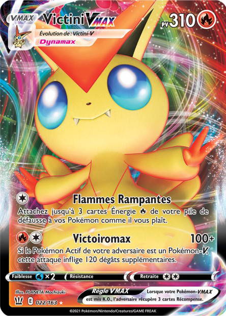 Image de la carte Victini VMAX 22/163