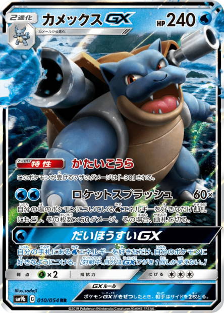 Image de la carte Blastoise GX 010/054
