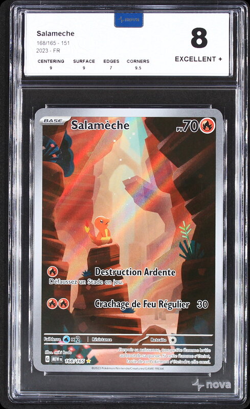 Scan de la carte Salameche 168/165