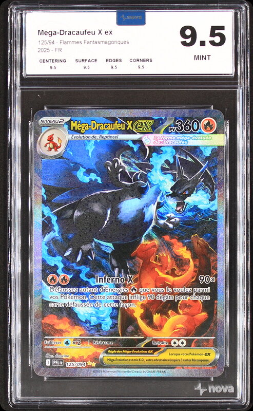 Scan de la carte Mega-Dracaufeu X ex 125/94
