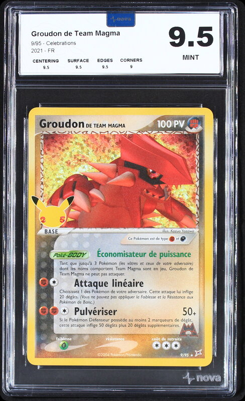 Scan de la carte Groudon de Team Magma 9/95